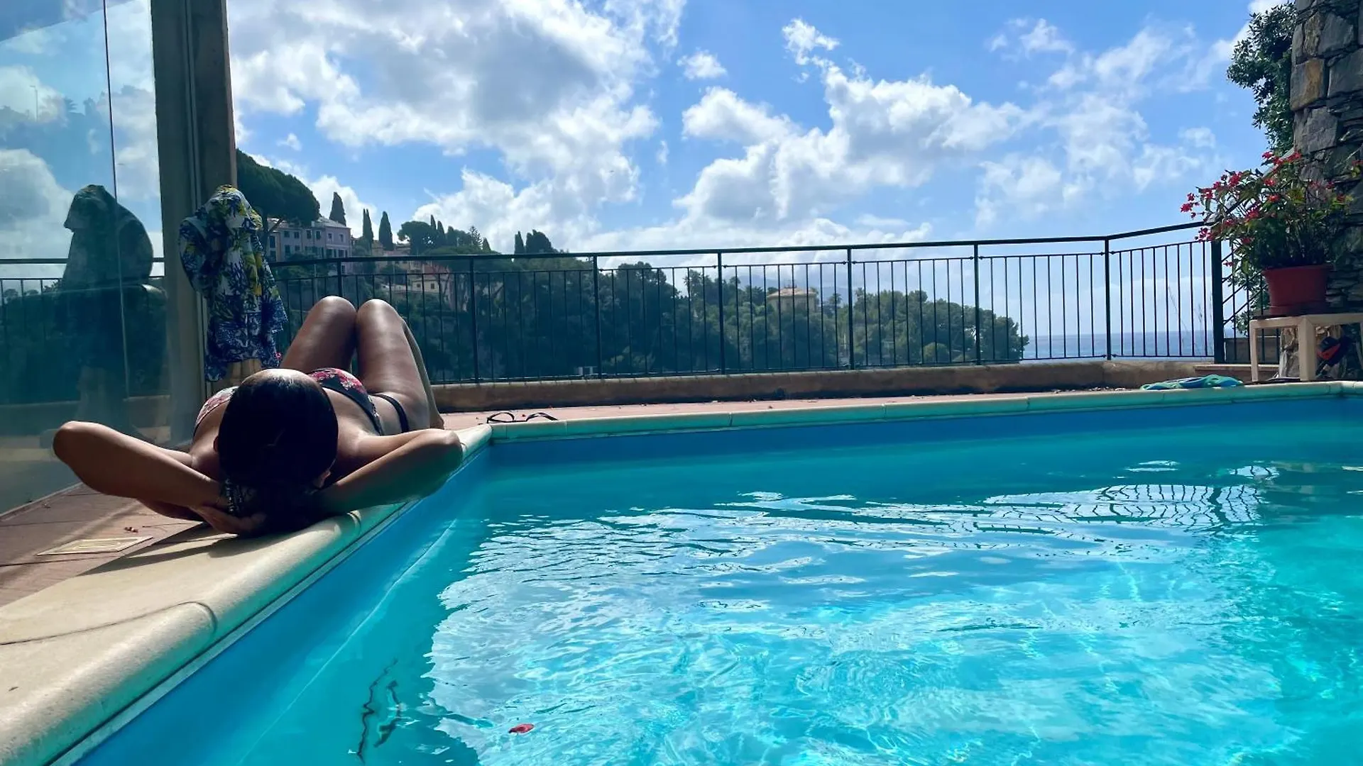 Apartment La Casa Di Samantha A Villa Regina A Picco Sul Mare Con Piscina Pieve Ligure